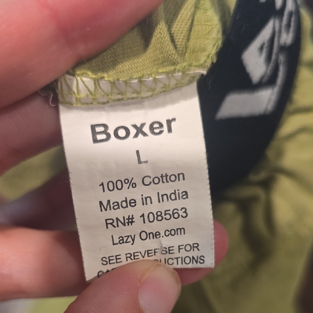 Lazy One "Beware Natural Gas" Funny Cotton Boxers - Size Large - Picture 3 of 3